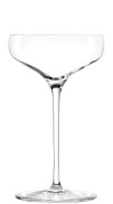 Elegant Champagne Glass on a high stem. For professional use in bars and restaurants. 