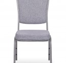 Stackable Banquet Chair with grey fabric