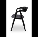 Restaurant Chair in Black Color - Made of Oak - Fast Delivery!