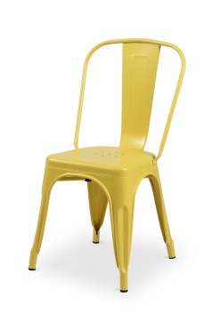 “Tolix style” chair in Yellow color